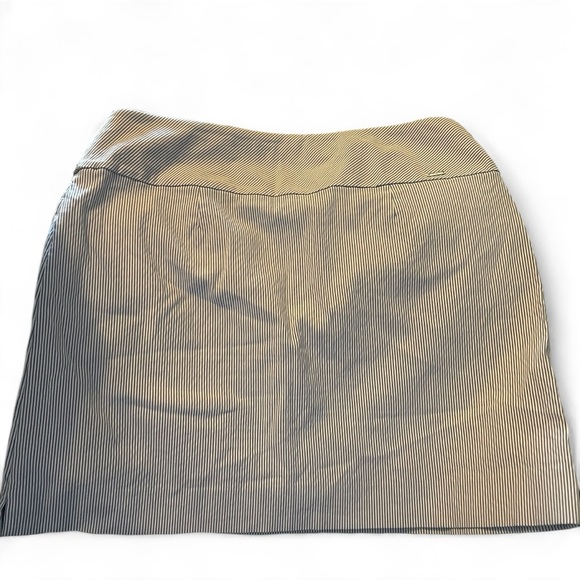 S.C. & Co skort athletic w/built in shorts and white/blue stripes Women’s XL - Picture 3 of 7